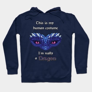 I'm really a Dragon - blue Hoodie